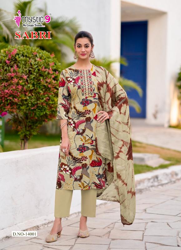 Mystic9 sabri vol 14 shree kurtis wholesale